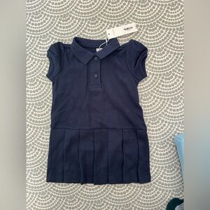 Navy Blue Polo Dress
